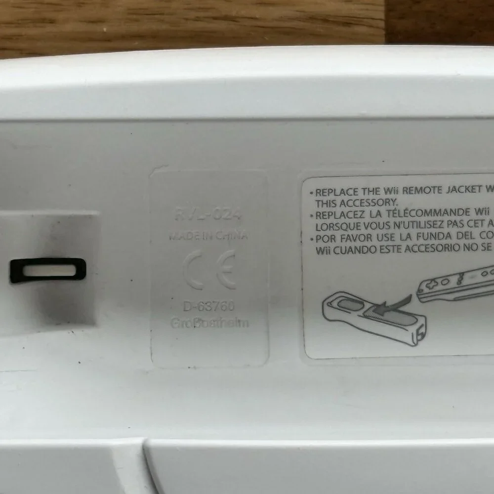 OEM Nintendo White WII WII‎ U Mario Kart Steering Racing Wheel RVL-024 Genuine